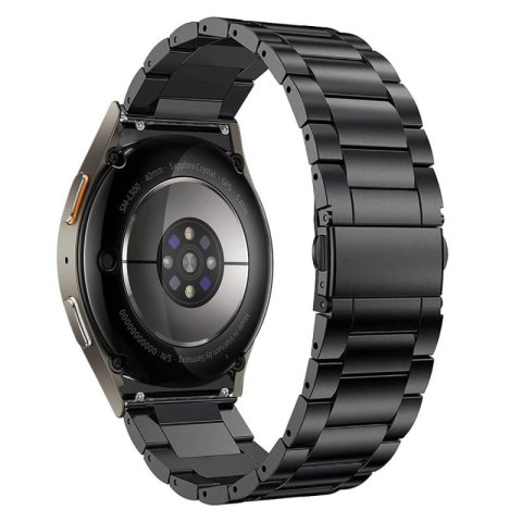 Pasek Tech-Protect Stainless na Samsung Galaxy Watch 4 / 5 / 5 Pro / 6 / 7 / FE - czarny Tech-Protect