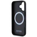 Etui BMW M Perforated And Stitched Line MagSafe na iPhone 16 - czarne BMW