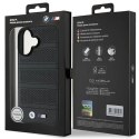 Etui BMW M Perforated And Stitched Line MagSafe na iPhone 16 - czarne BMW