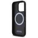 Etui BMW M Perforated Twisted Line MagSafe na iPhone 16 Pro - czarne BMW