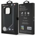 Etui BMW M Perforated Twisted Line MagSafe na iPhone 16 Pro - czarne BMW