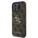 Etui Guess 4G Big Logo na iPhone 16 Pro Max - brązowe Guess