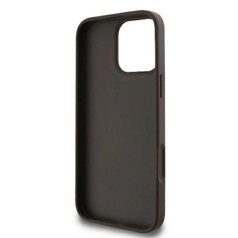 Etui Guess 4G Big Logo na iPhone 16 Pro Max - brązowe Guess