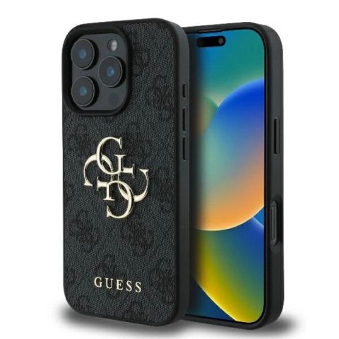 Etui Guess 4G Big Logo na iPhone 16 Pro Max - czarne Guess