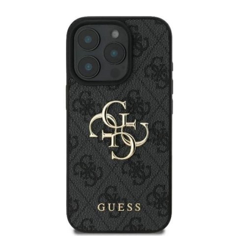 Etui Guess 4G Big Logo na iPhone 16 Pro Max - czarne Guess