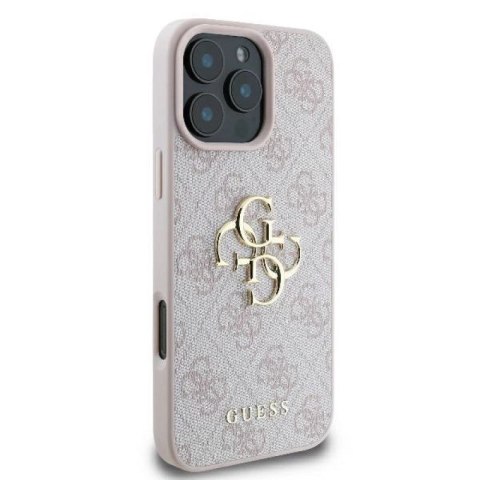 Etui Guess 4G Big Logo na iPhone 16 Pro Max - różowe Guess
