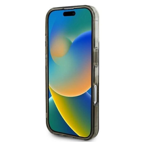 Etui Guess IML 4G Background MagSafe na iPhone 16 Plus - brązowe Guess