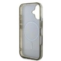 Etui Guess IML 4G Background MagSafe na iPhone 16 Plus - brązowe Guess