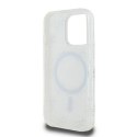 Etui Guess IML 4G Background MagSafe na iPhone 16 Pro - białe Guess