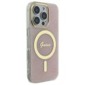 Etui Guess IML 4G MagSafena iPhone 16 Pro - różowe Guess