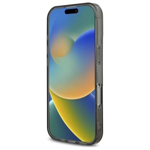 Etui Guess IML Heart na iPhone 16 Pro - czarne Guess