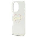 Etui Guess IML Heart na iPhone 16 Pro - przezroczyste Guess