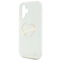 Etui Guess IML Heart na iPhone 16 plus - przezroczyste Guess