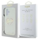 Etui Guess IML Heart na iPhone 16 - przezroczyste Guess