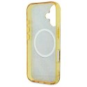 Etui Guess IML Peony On 4G Background MagSafe na iPhone 16 - brązowe Guess
