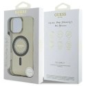 Etui Guess IML Rhinestones MagSafe na iPhone 16 Pro Max - czarne Guess