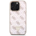 Etui Guess New 4G Triangle na iPhone 16 Pro - białe Guess