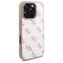 Etui Guess New 4G Triangle na iPhone 16 Pro - białe Guess
