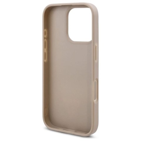 Etui Guess New 4G Triangle na iPhone 16 Pro - białe Guess
