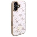 Etui Guess New 4G Triangle na iPhone 16 - białe Guess