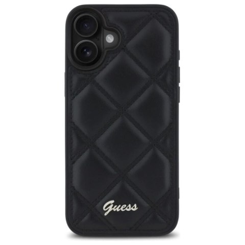 Etui Guess New 4G Triangle na iPhone 16 - czarne Guess