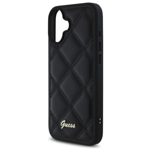 Etui Guess New 4G Triangle na iPhone 16 - czarne Guess