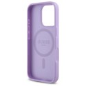Etui Guess Saffiano MagSafe na iPhone 16 Pro Max - fioletowe Guess