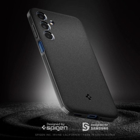 Etui Spigen Essential SandBlast na Samsung Galaxy M35 5G - czarne Spigen