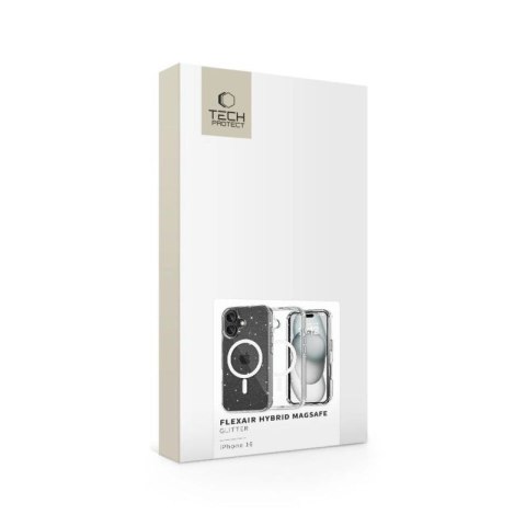 Etui Tech-Protect FlexAir Hybrid MagSafe na iPhone 16 - przezroczyste Tech-Protect