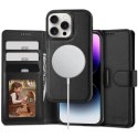 Etui Tech-Protect Wallet MagSafe z portfelem na iPhone 16 Pro - czarne Tech-Protect