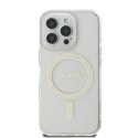 Guess GUHMP16LHFGERET iPhone 16 Pro 6.3" przeźroczysty/transparent hardcase IML Glitter Circle MagSafe Guess