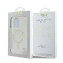 Guess GUHMP16LHFGERET iPhone 16 Pro 6.3" przeźroczysty/transparent hardcase IML Glitter Circle MagSafe Guess