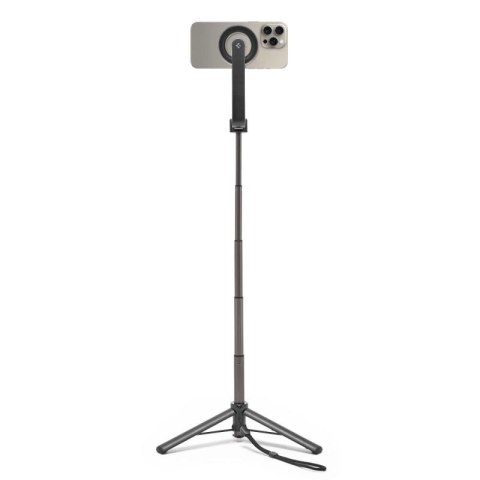 Selfie stick Spigen S571W MagSafe Bluetooth z tripodem - czarny