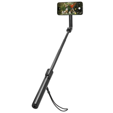 Selfie stick Spigen S580W MagSafe Bluetooth z tripodem - czarny