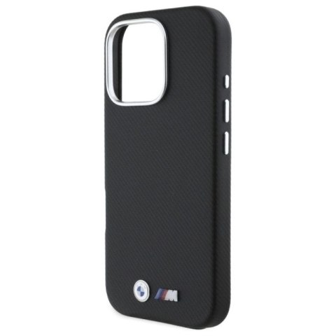 Etui BMW M Edition Kevlar Wrapped Metal na iPhone 16 Pro Max - czarne BMW