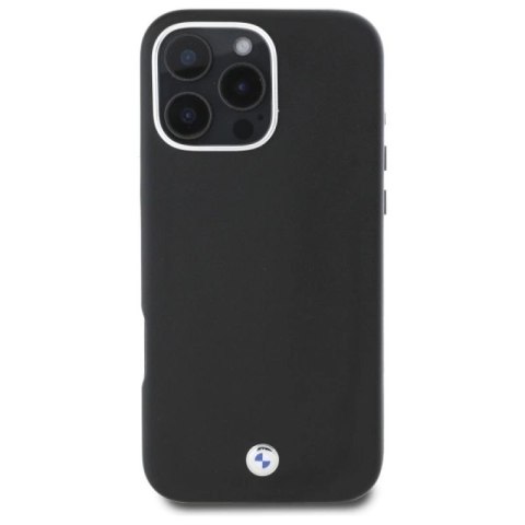 Etui BMW Sign Full Wrapped Metal MagSafe na iPhone 16 Pro Max - czarne BMW