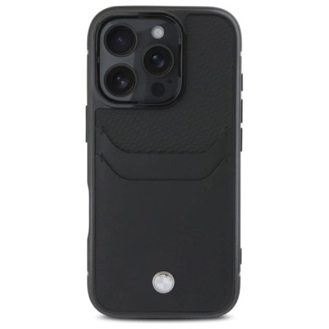 Etui BMW Sign Leather Cardslot na iPhone 16 Pro Max - czarne BMW