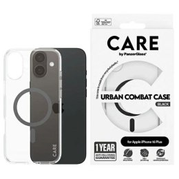 Etui CARE by PanzerGlass Flagship Case z MagSafe na iPhone 16 Plus - czarne PanzerGlass