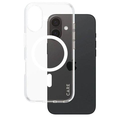 Etui CARE by PanzerGlass Flagship Case z MagSafe na iPhone 16 - białe PanzerGlass