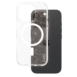 Etui CARE by PanzerGlass Flagship Star Lit Case z MagSafe na iPhone 16 Pro - białe PanzerGlass