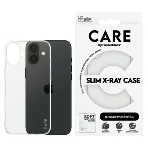 Etui CARE by PanzerGlass X-Ray Soft Basic Case z MagSafe na iPhone 16 Plus - przezroczyste PanzerGlass
