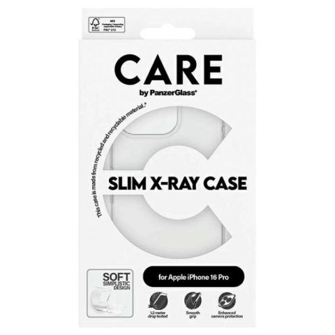 Etui CARE by PanzerGlass X-Ray Soft Basic Case z MagSafe na iPhone 16 Pro - przezroczyste PanzerGlass