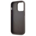 Etui DKNY Leather Checkered Mono Pattern MagSafe na iPhone 14 Pro - beżowe DKNY
