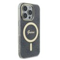 Etui Guess IML 4G MagSafe na iPhone 16 Pro Max - czarne Guess