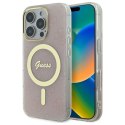 Etui Guess IML 4G MagSafe na iPhone 16 Pro Max - różowe Guess