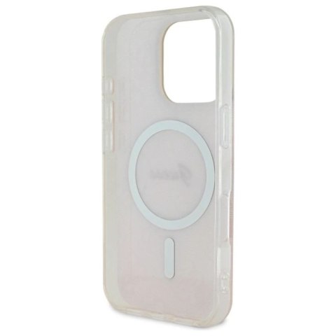 Etui Guess IML 4G MagSafe na iPhone 16 Pro Max - różowe Guess