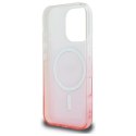 Etui Guess IML Glitter Gradient MagSafe na iPhone 16 Pro Max - różowe Guess