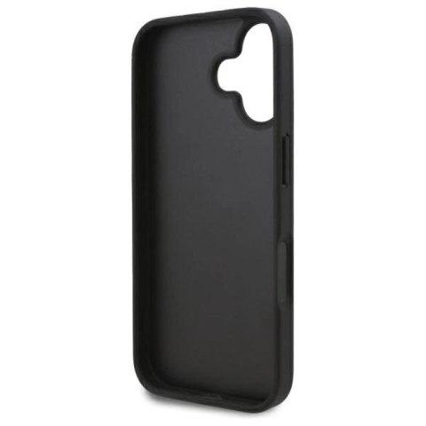 Etui Karl Lagerfeld Cardslots Monogram na iPhone 16 - czarne Karl Lagerfeld
