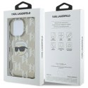 Etui Karl Lagerfeld IML Karl Head Electroplated na iPhone 16 Pro - czarne Karl Lagerfeld