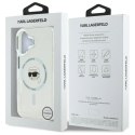 Etui Karl Lagerfeld IML Metal Karl Head MagSafe na iPhone 16 Plus - białe Karl Lagerfeld